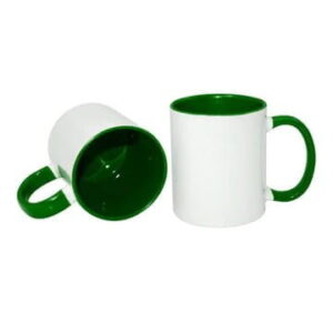 SUBLIMATION MUG - INNER DARK GREEN