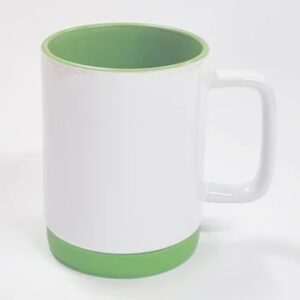 SUBLIMATION MUG - SILICON BASE - GREEN