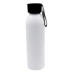 Aluminum Bottle With Black Cap - 347