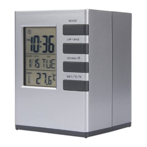 Digital Clock with Pen Holder