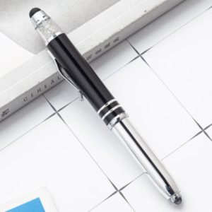 Multi Functional 3 in 1 Metal Stylus Pen