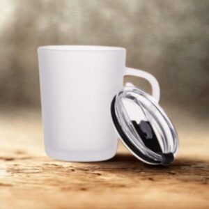 Frosted Sublimation Mug with Lid