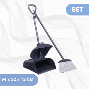 Industrial Dustpan with Broom