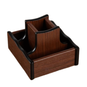 8009 - Wooden Desk Organizer