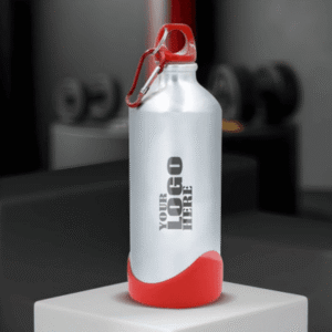 Silver Aluminum Sports Bottle