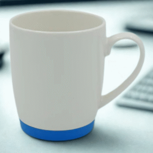 White Bone China Mug