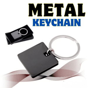 Metal Keychain - Black