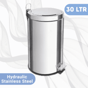 30L Hydraulic Stainless Steel Dustbin