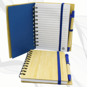 Blue Wooden Diary