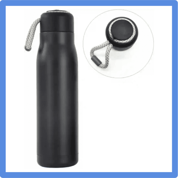 BLACK - 500Ml SS Hot n Cold Bottle