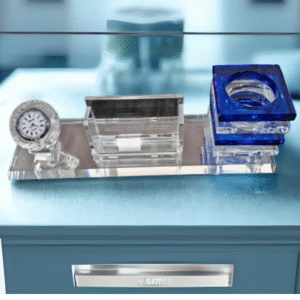 Crystal Pen Holder Desk