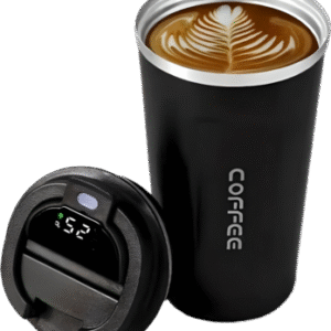 Black Coffee Mug With Temperature