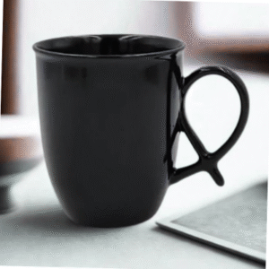 Black Ceramic Mug - 913