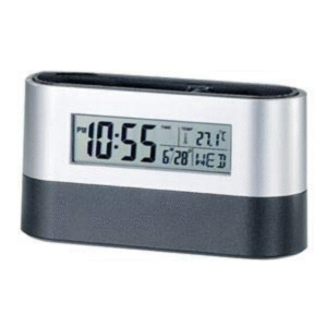Digital Clock with Pen Stand