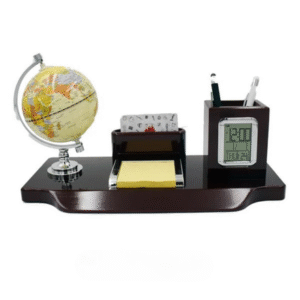 Executive Wooden Desk Organizer