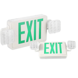 Exit Sign With Double Sided Beam Light