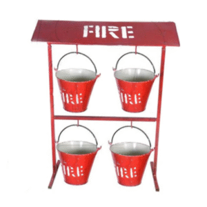 Fire Safety Bucket With MS Stand