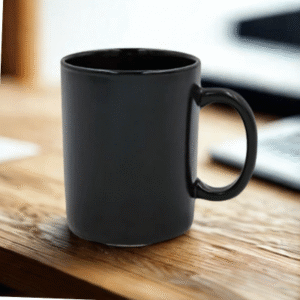 Small Black Ceramic Mug