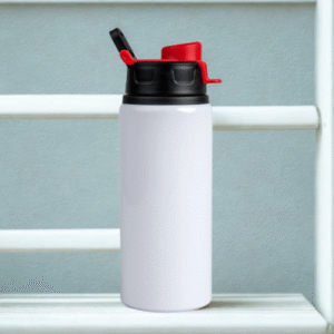 White Aluminum Bottle 600ml