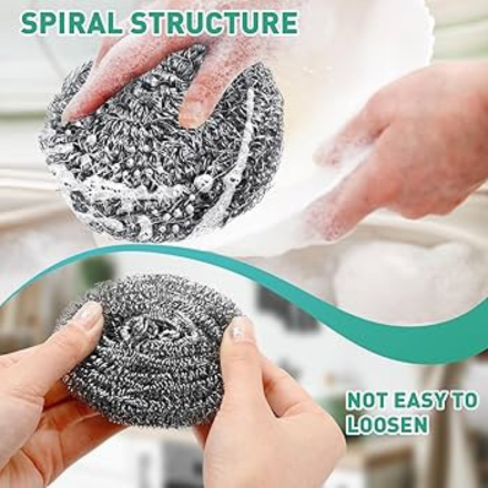 Stainless Steel Dish Washing Scrubber