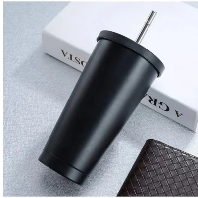 Black Stainless Steel Tumbler