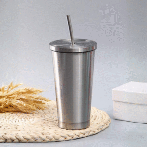Silver Stainless Steel Tumbler